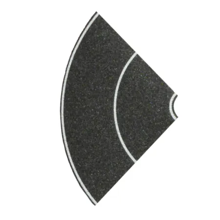 HEKI 6580 Ulica - Jezdnia jednopasmowa, asfaltowa, zakręt, skala H0