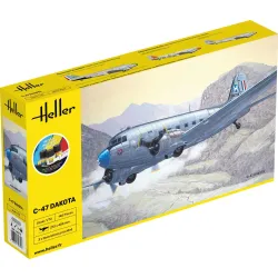 HELLER 35372 Starter Set - Douglas C-47 Dakota - 1:72