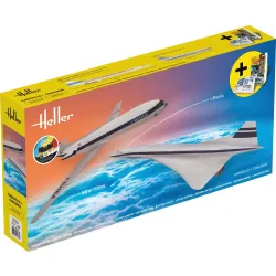 HELLER 52333 Starter Set - Caravelle + Concorde - 1:100