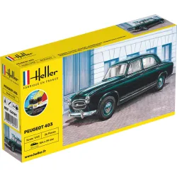 HELLER 56161 Starter Set - Peugeot 403 - 1:43