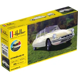 HELLER 56162 Starter Set - Citroen DS 19 - 1:43