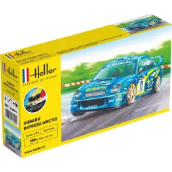 HELLER 56199 Starter Set - Subaru Impreza WRC 2002 - 1:43