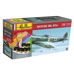 HELLER 56282 Starter Set - Spitfire MK XVI - 1:72