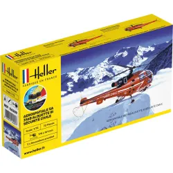 HELLER 56289 Starter Set - Alouette III Sécurité Civile - 1:72