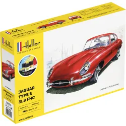 HELLER 56709 Starter Set - Jaguar Type E 3L8 FHC - 1:24
