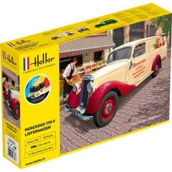 HELLER 56736 Starter Set - Mercedes Benz 170 Lieferwagen - 1:24