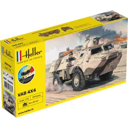HELLER 56898 Starter Set - Transporter opancerzony VAB 4x4 - 1:72