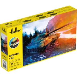 HELLER 57126 Starter Set - Leopard 1A4 - 1:35
