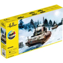 HELLER 57127 Starter Set - Działo przeciwlotnicze Gepard (FlakPz Gepard) - 1:35