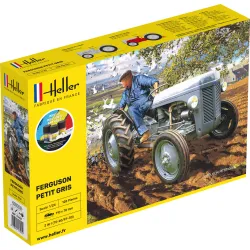 HELLER 57401 Starter Set - Ferguson TE-20 Petit Gris - 1:24