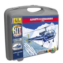 HELLER 60286 Constructor Kit - Alouette III Gendarmerie + podstawka - 1:72
