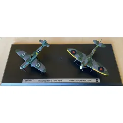 HELLER 61601 Air Fighters 1944 - Messerschmitt Bf109G-10/R3 + Spitfire Mk. Vb - 1:72