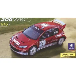 HELLER 80113 Peugeot 206 WRC 2003 - 1:43