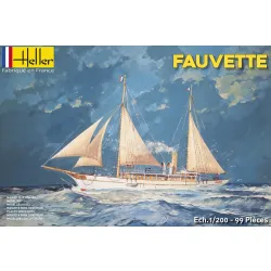 HELLER 80612 Jacht parowy Fauvette - 1:200
