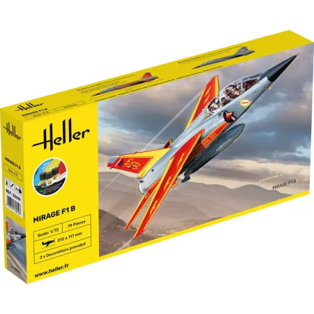 HELLER 35319 Starter Set - Mirage F-1B - 1:72