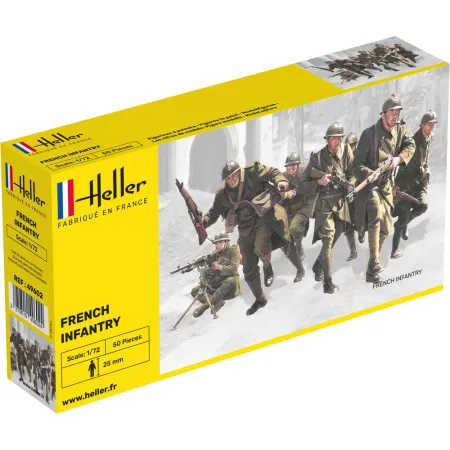 HELLER 49602 Figurki - Piechota francuska - 1:72