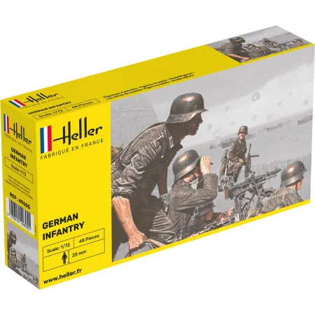 HELLER 49605 Figurki - Piechota niemiecka - 1:72