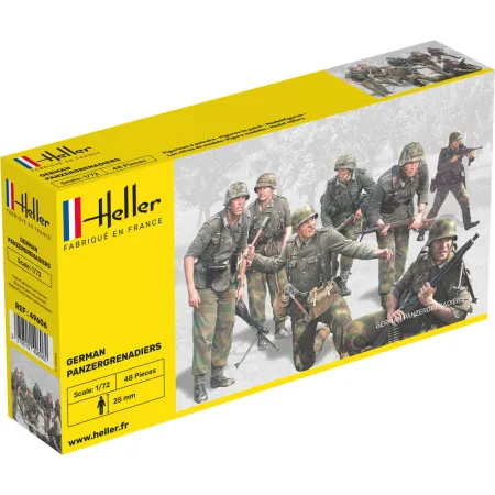 HELLER 49606 Figurki - Grenadierzy pancerni niemieccy - 1:72