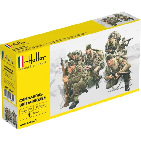 HELLER 49632 Figurki - Komandosi brytyjscy - 1:72
