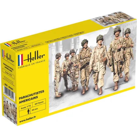 HELLER 49651 Figurki - Spadochroniarze amerykańscy - 1:72
