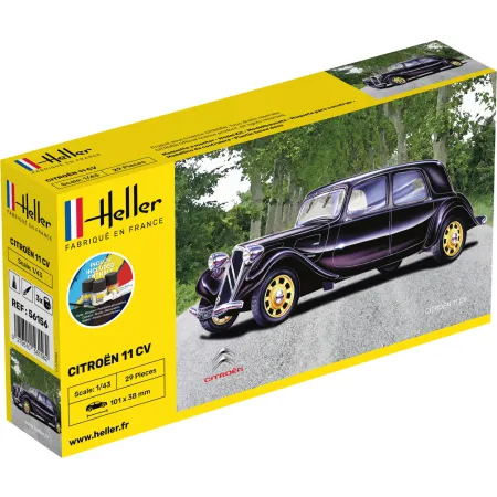HELLER 56159 Starter Set - Citroen 11 CV - 1:43
