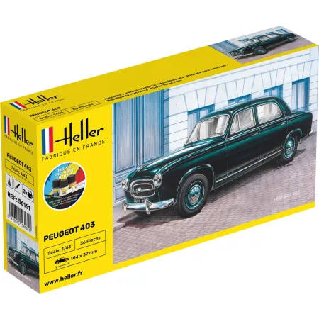 HELLER 56161 Starter Set - Peugeot 403 - 1:43