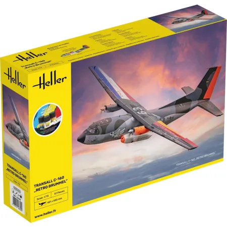 HELLER 56358 Starter Set - Transall C-160 Retro Brummel - 1:72