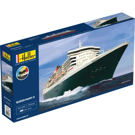 HELLER 56626 Starter Set - Queen Mary 2 - 1:600