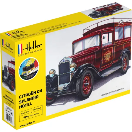 HELLER 56713 Starter Set - Citroen C4 Splendid Hotel - 1:24