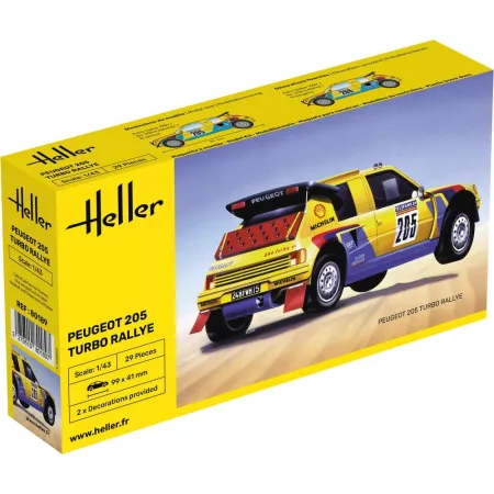 HELLER 80189 Peugeot 205 Turbo Rally - 1:43