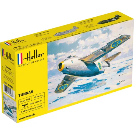 HELLER 80260 Saab Tunnan J29 - 1:72