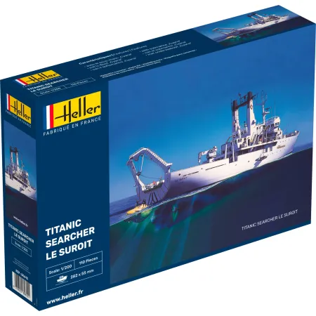 HELLER 80615 Statek badawczy Le Suroit - 1:200