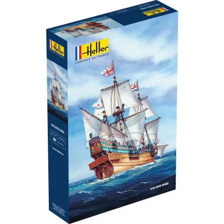 HELLER 80829 Żaglowiec Golden Hind - 1:200