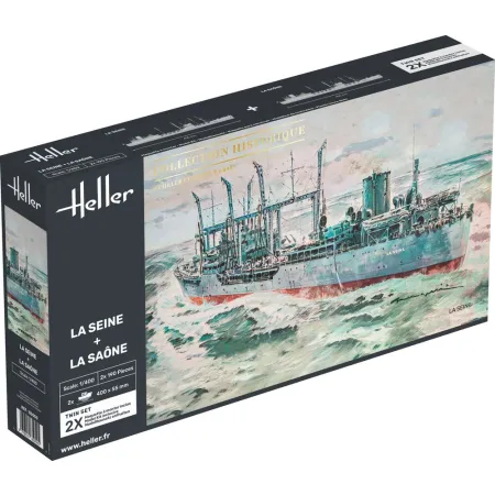 HELLER 85050 La Seine + La Saone Twinset - 1:400