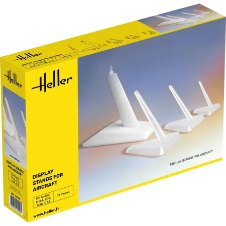 HELLER 95200 Cztery podstawki pod samoloty, helikoptery
