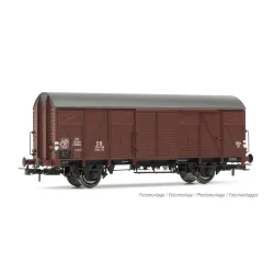 RIVAROSSI HR6503 Wagon towarowy Gmhs 55 z oświetleniem końcowym, DB, Ep. III