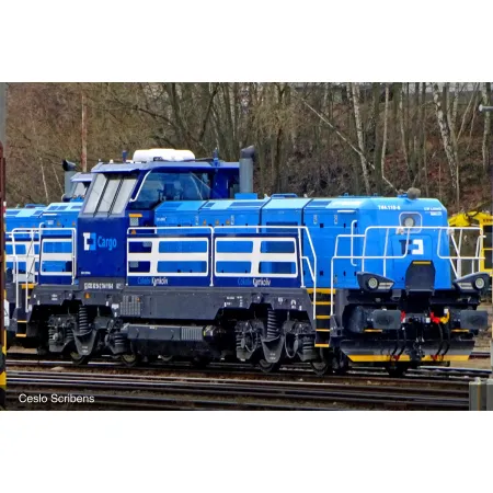 RIVAROSSI HR2899S H0 Lokomotywa manewrowa EffiShunter 1000 błękitny/niebieski, ČD Cargo, Ep. VI, DCC Sound