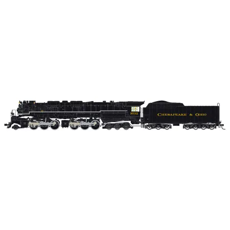 RIVAROSSI HR2951S Cheseapeake & Ohio, parowóz 2-6-6-6 Allegheny, 1632, DCC SOUND