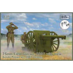 IBG 35059 Armata polowa 75 mm Wz.1897 z załogą - 1:35