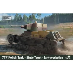 IBG 35070 7TP polski czołg lekki (wer. wczesna, jednowieżowa) - 1:35