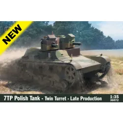 IBG 35072 7TP polski czołg lekki (wer. dwuwieżowa, późna) - 1:35