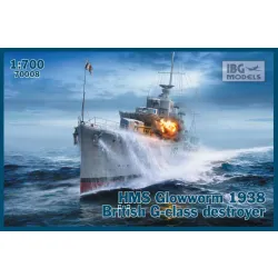 IBG 70008 HMS Glowworm 1938 British G-Class destroyer - 1:700