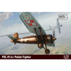 IBG 72519 PZL P.11c polski samolot myśliwski - 1:72