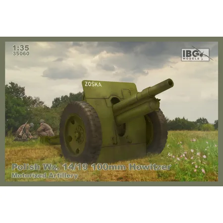 IBG 35060 Polska haubica 10 cm Wz. 14/19 artylerii zmotoryzowanej - 1:35