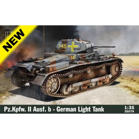 IBG 35079 Pz.Kpfw. II Ausf.b German Light Tank - 1:35