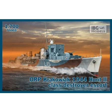 IBG 70003 ORP Kakowiak 1944 niszczyciel eskortowy klasy Hunt II - 1:700