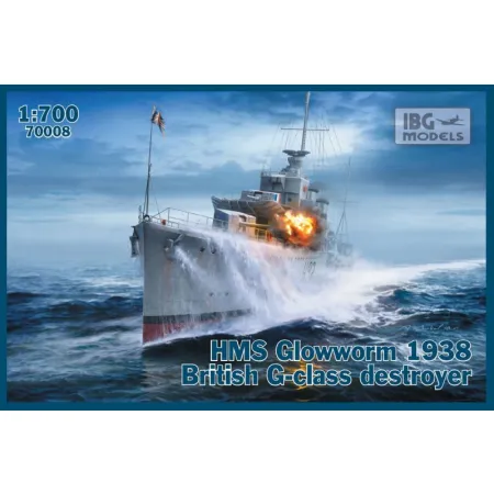 IBG 70008 HMS Glowworm 1938 British G-Class destroyer - 1:700