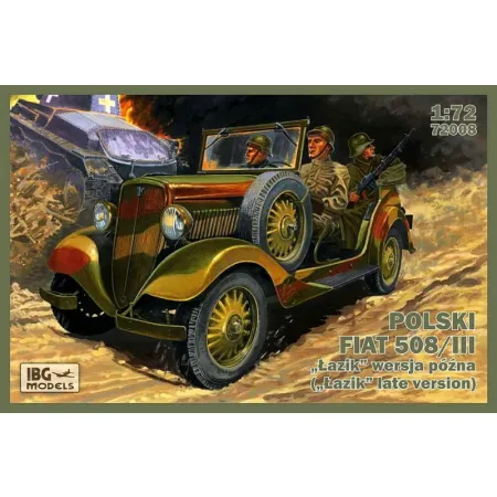 IBG 72008 Polski Fiat 508/III Łazik wersja późna -1:72