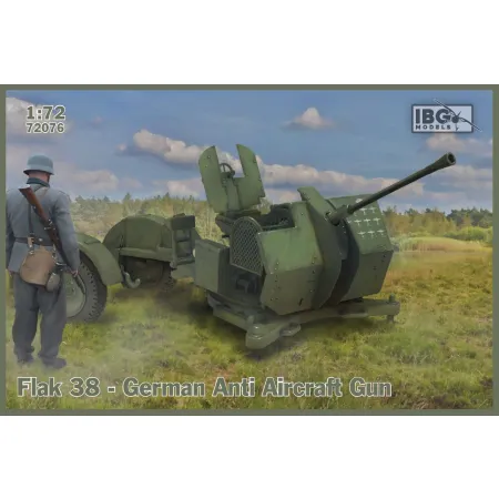 IBG 72076 2 cm FlaK 38 niemieckie działo holowane (2 szt) - 1:72