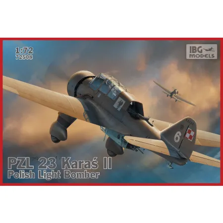 IBG 72508 PZL.23 Karaś II - Polish Light Bomber - 1:72